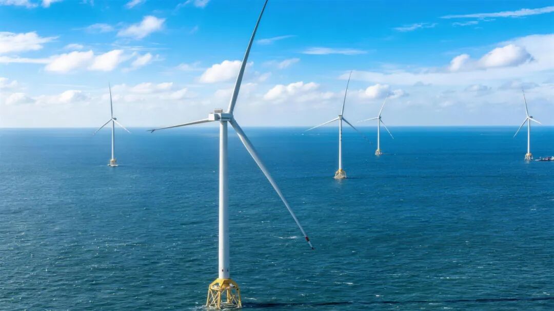 我国在建水深最深海风项目全容量并网发电